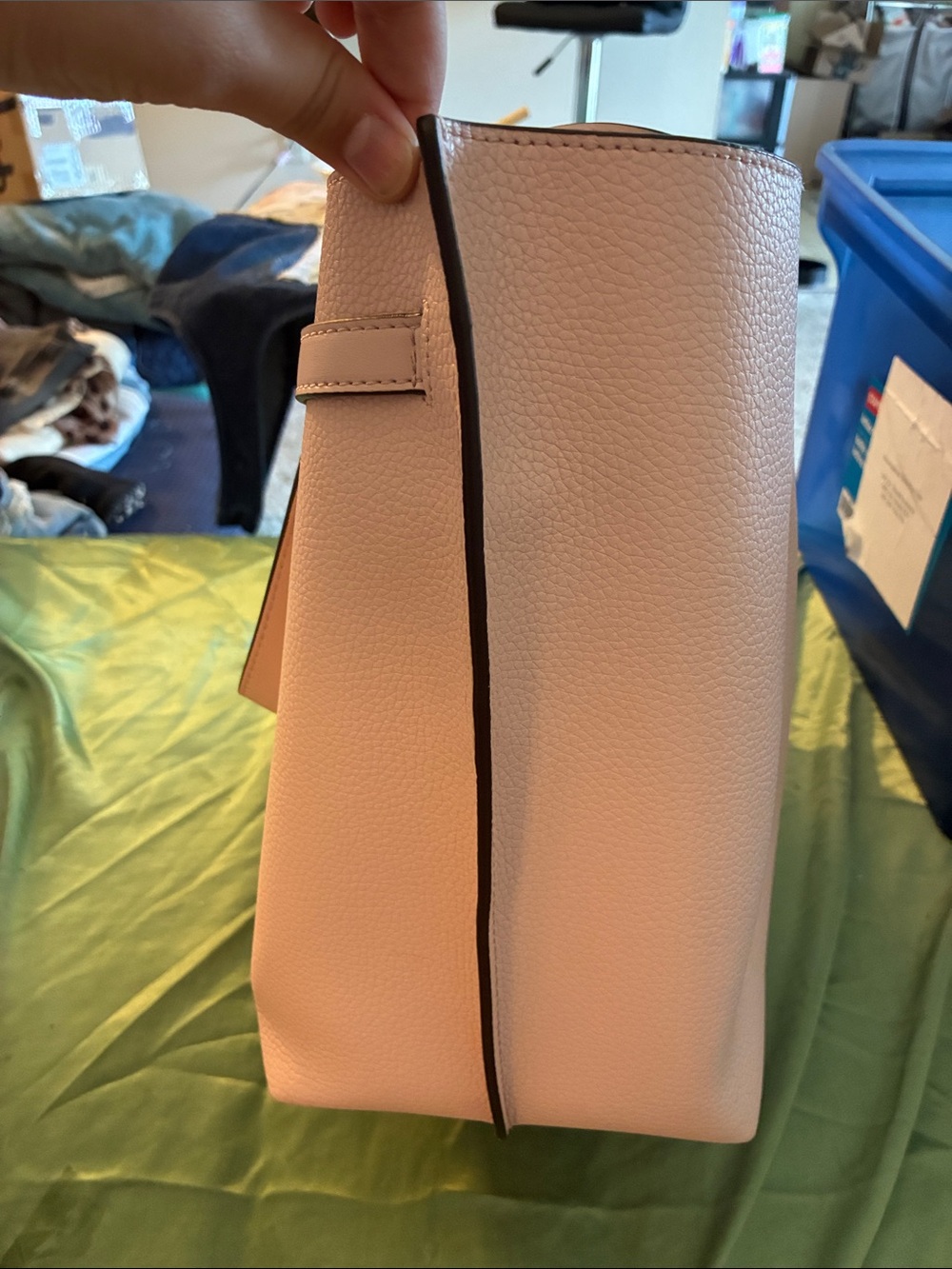 Michael Kors Blush and Gold Professional Work Tote Shoulder Bag - Legally Blonde - Picture 5 of 10